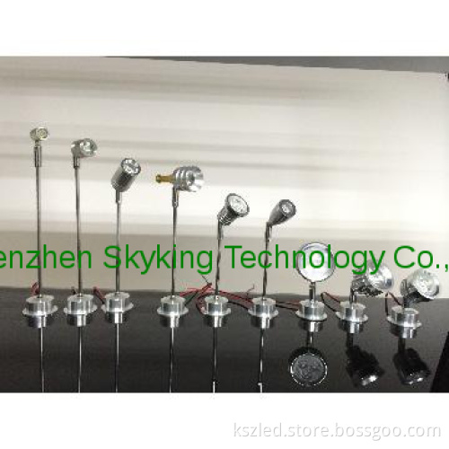 LED spotlight for display counter